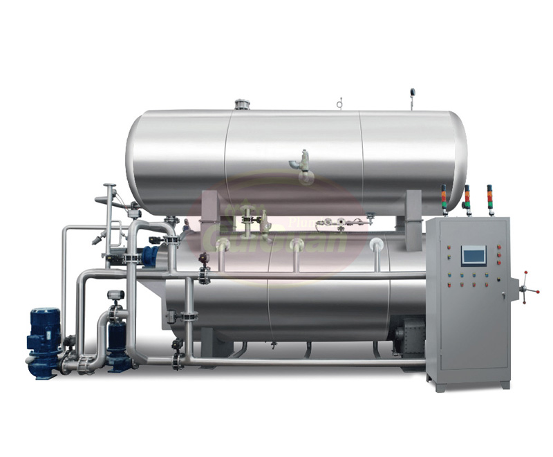 蒸汽、水浴式旋轉(zhuǎn)殺菌鍋